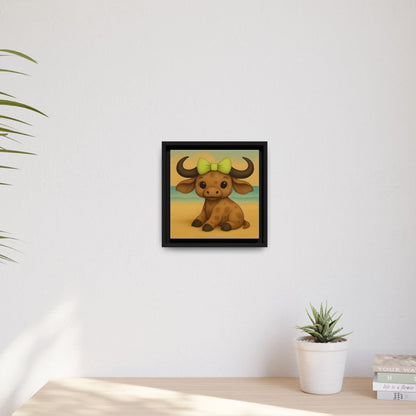 safari baby shower gift idea baby buffalo framed canvas