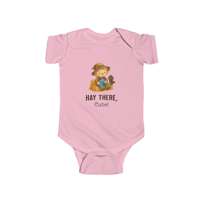 Baby shower gift idea – fall themed onesie with scarecrow and crow artwork