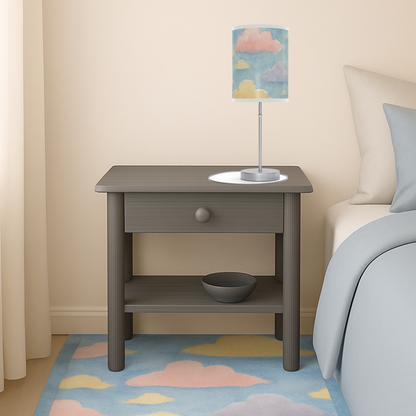 Watercolor cloud desk lamp for cozy bedrooms and kids rooms