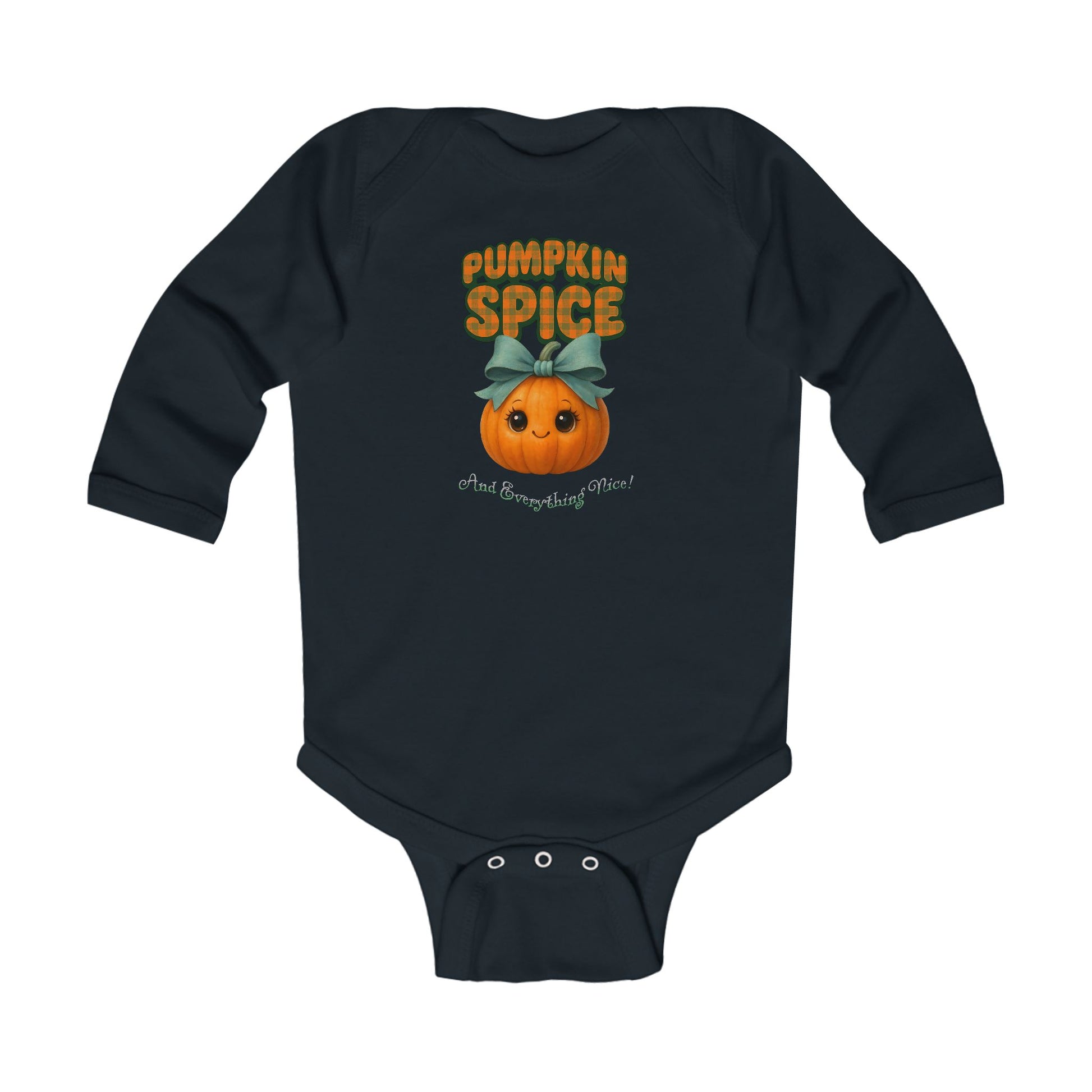 Autumn baby shower gift pumpkin spice baby onesie