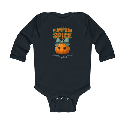 Autumn baby shower gift pumpkin spice baby onesie