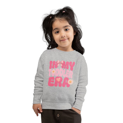 In My Toddler Era toddler sweatshirt – stylish kids clothing gift